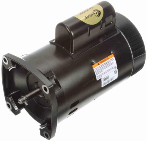 Century B2853V1 1.0 Horsepower 3450 RPM Stainless Steel Single Phase Pool Pump Motor with P56Y Square Flange for Inground or Above Ground Pools - Lot 575