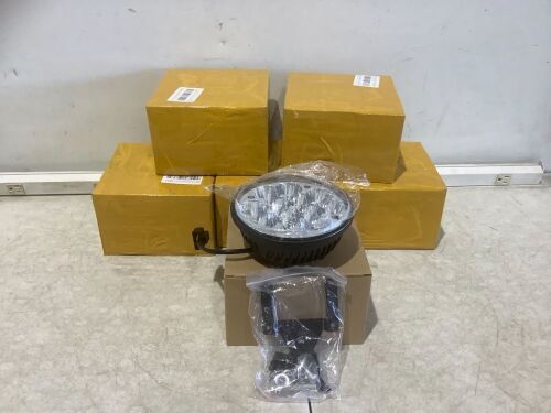 Lot of (6) 5.75" Round Headlights  - Lot 682