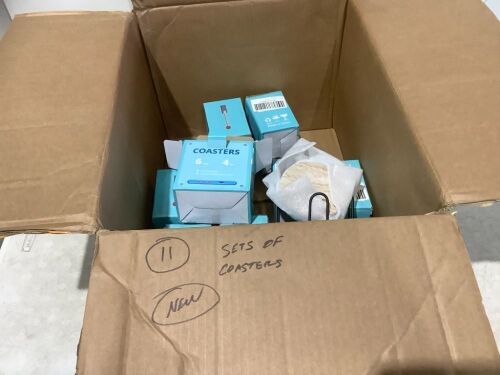 Lot of (11) Coaster Sets  - Lot 771