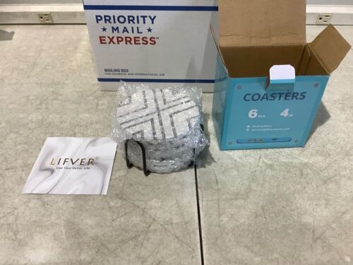 Lot of (7) Coaster Sets, 6 Pcs - Lot 836