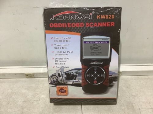 Konnwei KW820 OBD2 EOBD Diagnostic Scanner  - Lot 842