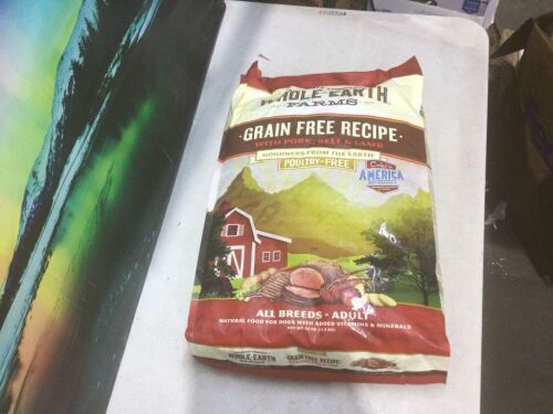 Whole Earth Farms Grain Free Dry Dog Food, 25lb - Lot 1150
