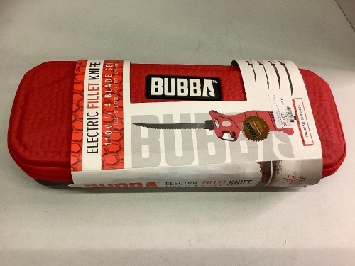 Bubba Electric Fillet Knife, 4 blade set, e-commerce return, powers up, not tested further  - Lot 51