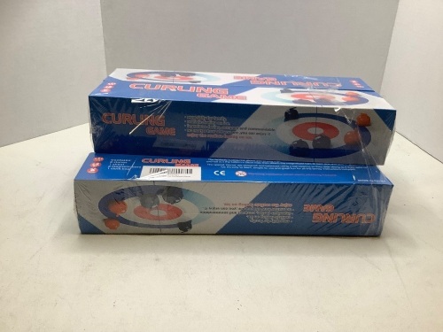 Lot of (5) Tabletop Curling Game,Compact Curling Family Games, New - Lot 206