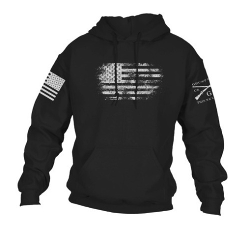 VINTAGE AMERICAN HOODIE - BLACK, Men's 3XL, Appears New - Lot 253