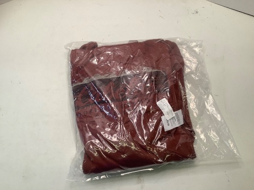  Lockup Long-Sleeve T-Shirt for Men, Large, Rust Color, New - Lot 267