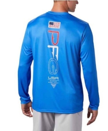 Terminal Tackle PFG Americana Long Sleeve, Large, Appears New - Lot 301
