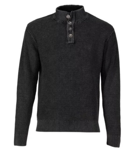Bob Timberlake 4-Button Long-Sleeve Sweater for Men, Large, Appears New - Lot 317