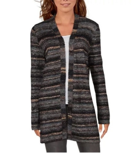 Natural Reflections Angel Falls Long-Sleeve Cardigan for Ladies, Medium, Appears New - Lot 322