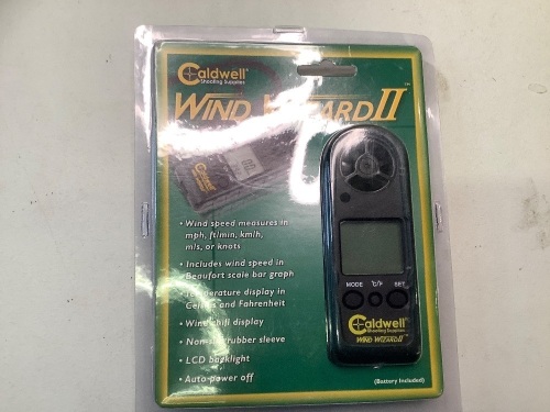 Caldwell Wind Wizard II, Appears New - Lot 360