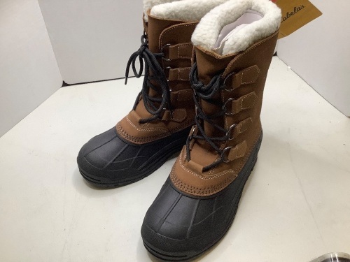 Men's Lined Boots, Size 9, Appears New - Lot 384