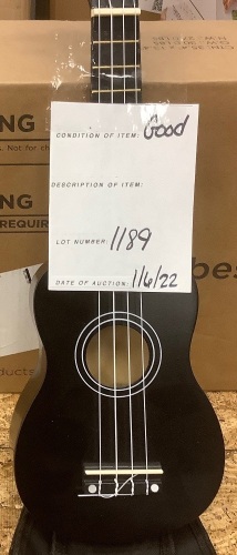 Acoustic Soprano Basswood Ukulele - 21in - Lot 1189