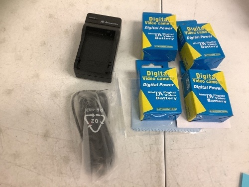 Digital Video Camera Batteries, Appears New - Lot 6