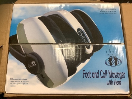 Foot and Calf Massager with Heat, Appears New - Lot 18G