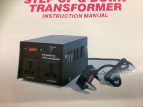 Step Up & Down Transformer, E-Comm Return - Lot 26G