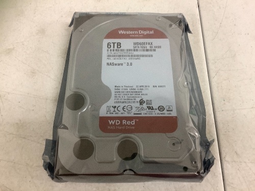 Western Digital 6TB Hard Drive, Appears New - Lot 35