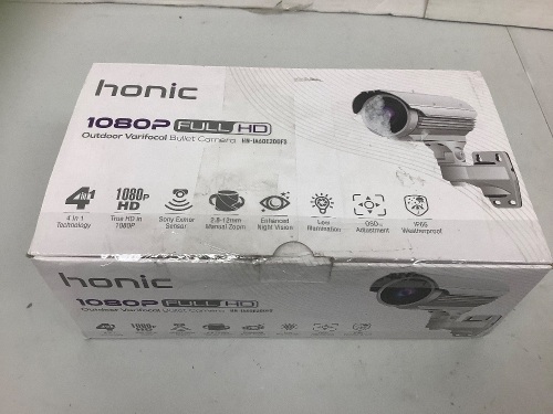 Honic 1080P Bullet Camera, Untested, E-Commerce Return - Lot 36