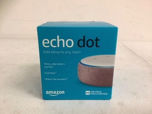 Amazon EchoDot, Untested, Appears New - Lot 39G