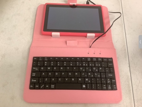 7" Android Tablet 40gb w/ Keyboard, Works, E-Commerce Return - Lot 49G
