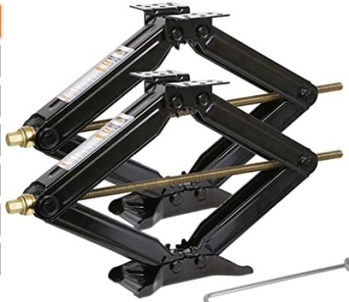 Weize Camper RV Trailer Stabilizer Leveling Scissor Jacks, Appears New - Lot 51