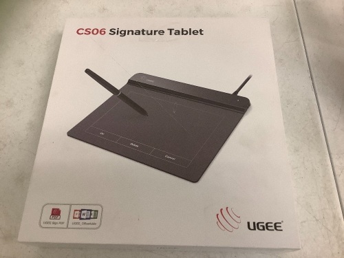 CS06 Signature Tablet, E-Comm Return, Missing Pen - Lot 138G