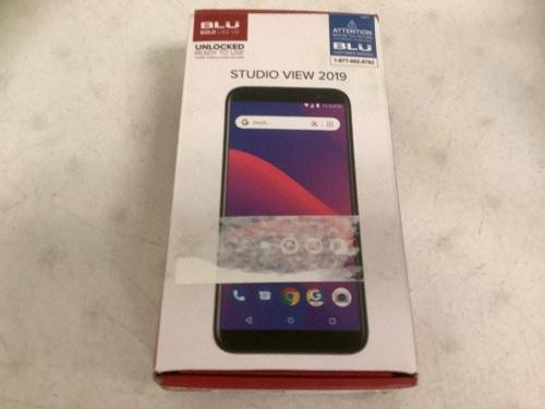 Blu Studio View 2019 Smart Phone, Powers Up, E-Commerce Return - Lot 183G