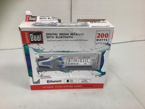 Marine Dual Digital Media Receiver, E-Commerce Return - Lot 261