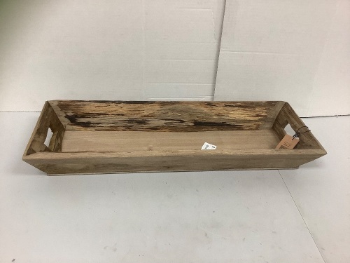 Medium Size Wooden Tray, Appears New - Lot 311