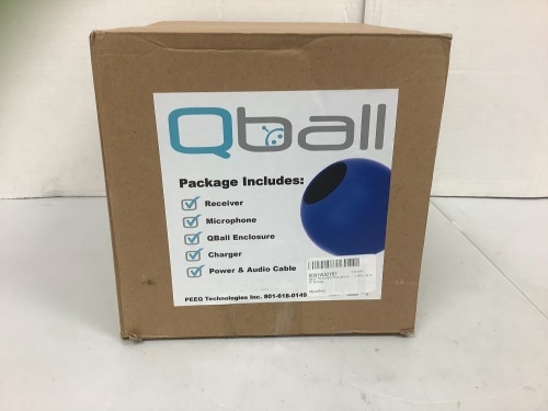 Qball Throwable Microphone, Powers up, E-Commerce Return - Lot 312