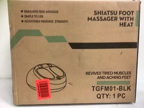 Shiatsu Foot Massager w/ Heat, Works, Appears New - Lot 365