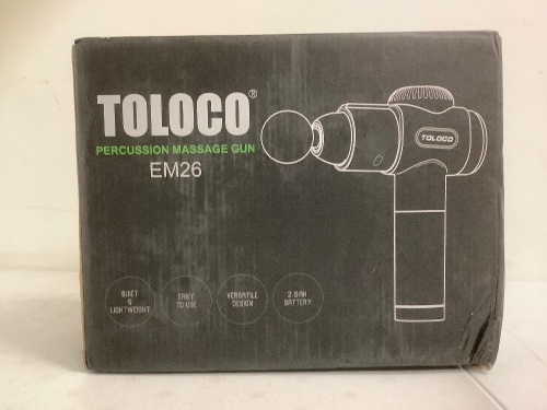 Toloco Massage Gun, Works, E-Commerce Return - Lot 374G
