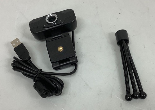 HD 1080p Web Cam, Powers Up, E-Commerce Return - Lot 407G