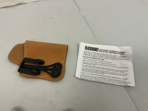 Blackhawk Leather Fire Arm Concealment Holster, E-Commerce Return - Lot 444