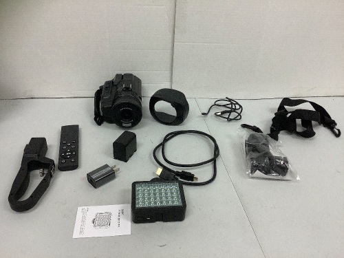 HD 4K Video Camera, E-Commerce Return - Lot 457G