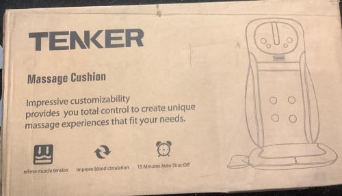 Tenker Massage Cushion, Works, E-Commerce Return - Lot 469G