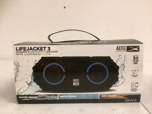 Altec Lansing Bluetooth Speaker, Appears new, Untested - Lot 490G