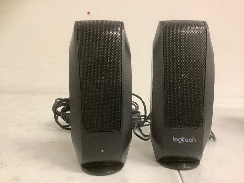 Logitech Stereo Speakers, Untested, Appears New - Lot 500G
