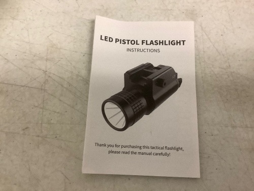 LED Pistol Flashlight, Works, E-Commerce Return - Lot 540G