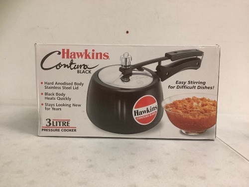 Hawkins 3Litre Pressure Cooker, Appears New - Lot 549G