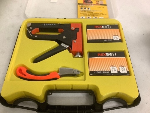 Rexbeti Staple Gun, Appears new - Lot 552G
