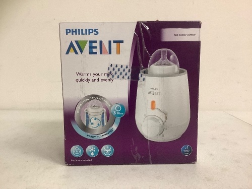 Philips Avent Bottle Warmer, Powers Up, E-Commerce Return - Lot 558G