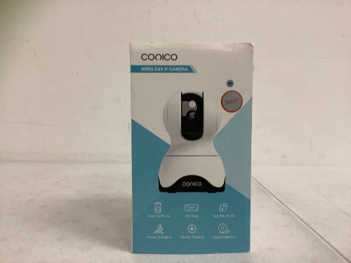Conico Wireless IP Camera, Untested, Appears New - Lot 561