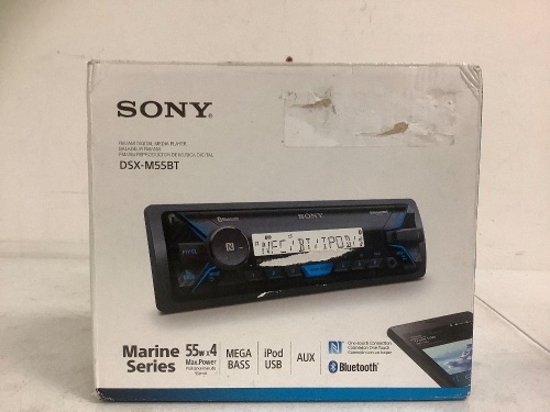 Sony Marine Series Media Player, Untested, E-Commerce Return - Lot 567G
