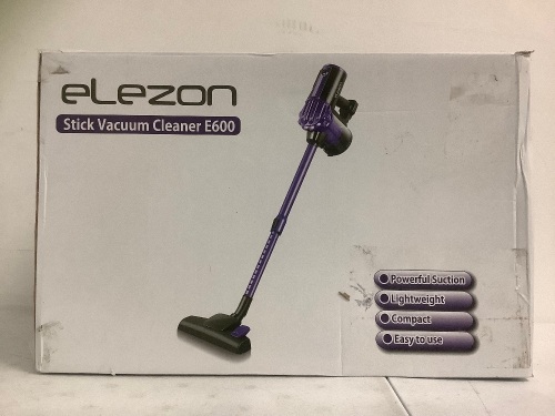 Elezon Stick Vacuum Cleaner, Works, E-Commerce Return - Lot 581G