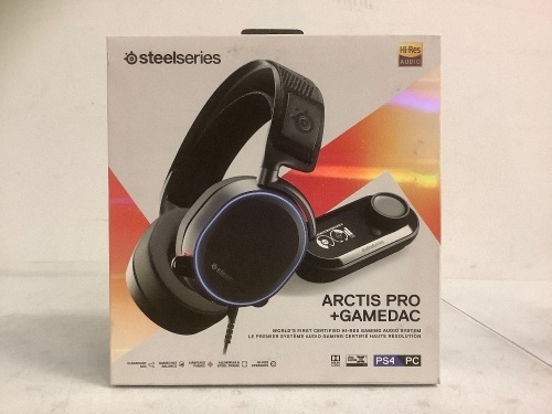 SteelSeries Arctis Pro+GameDac Headphones, Appears New, Works - Lot 587G