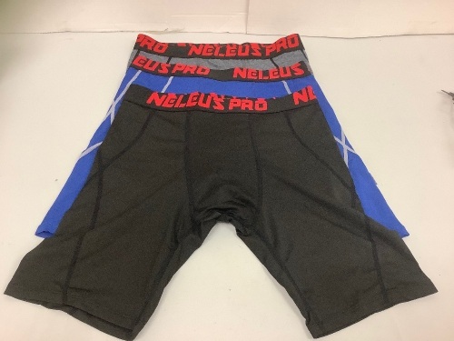 Neleus Pro Mens Compression Shorts, M, E-Commerce Return - Lot 596