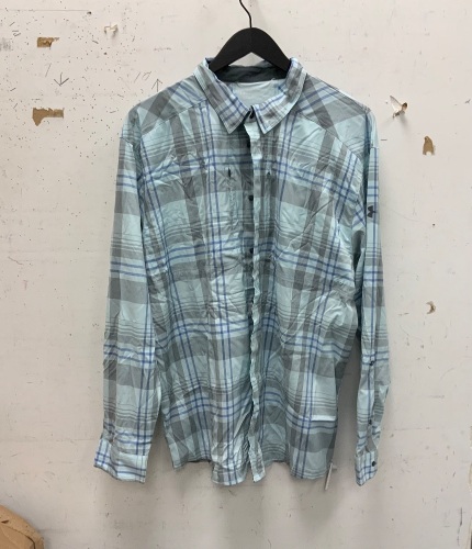 Under Armour Mens Button Down, XXL, E-Comm Return - Lot 666G