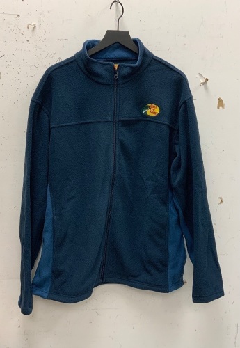 Full Zip Mens Fleece Jacket, XL, E-Comm Return - Lot 682G