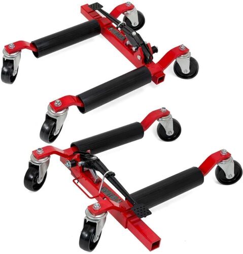 Stark 12" Mechanic Vehicle Positioning Jack, Set of 2 - Black  - Lot 38