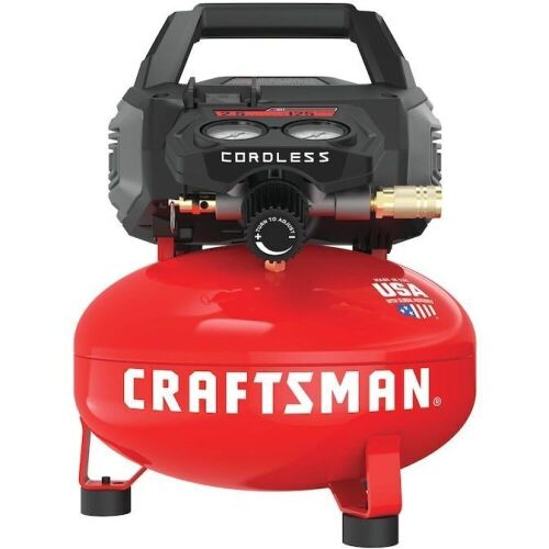 CRAFTSMAN V20 2.5-Gallon Single Stage Portable Cordless Electric Pancake Air Compressor - Lot 61